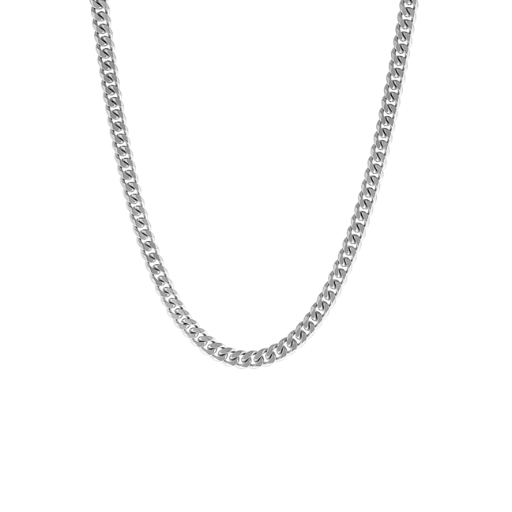 Cuban Silver Necklace - 8mm