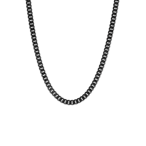 Cuban Black Necklace - 8mm