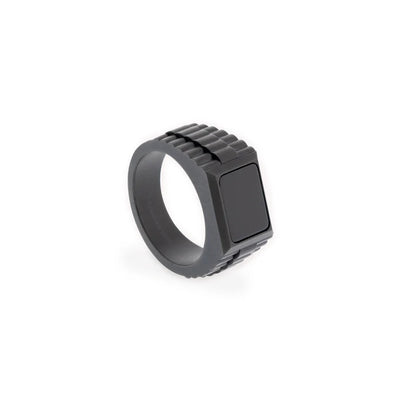 Hudson - Black/Black Onyx - Gemstone Ring - HUD02