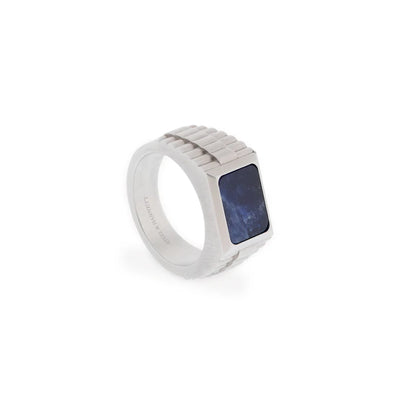 Hudson - Silver/Sodalite - Gemstone Ring - HUD01