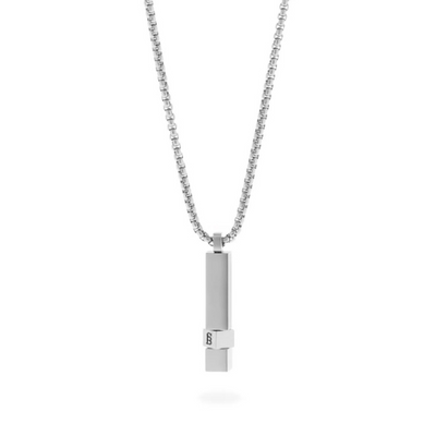 Elemental Bar - Silver - Adjustable Necklace - ELE01
