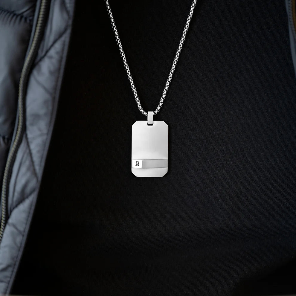 Dogtag - Silver - Adjustable Necklace - DOG01