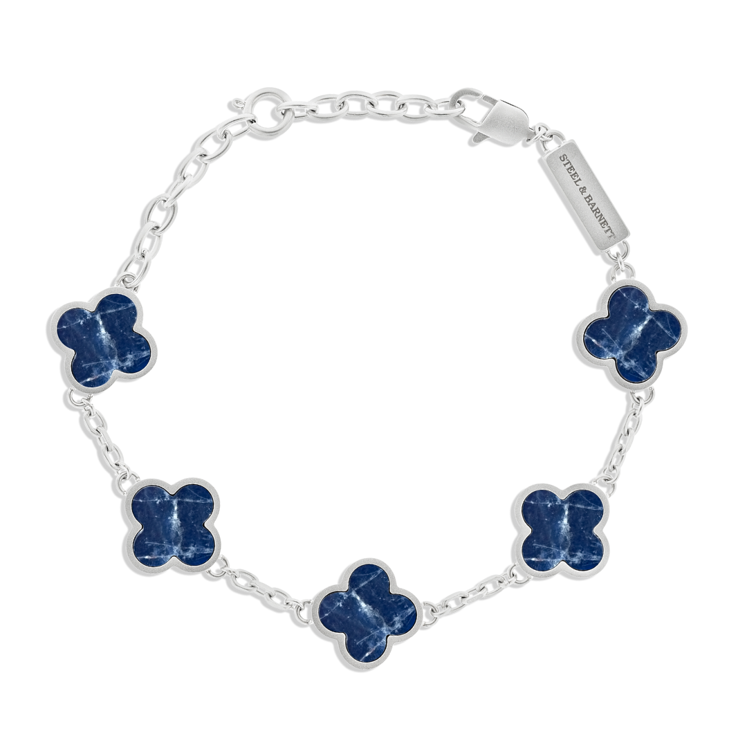 Clover Bracelet - Sodalite - CLO02