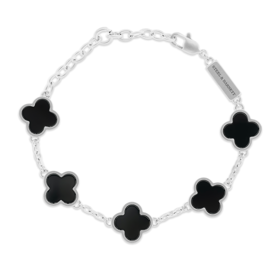 Clover Bracelet - Black Onyx - CLO01